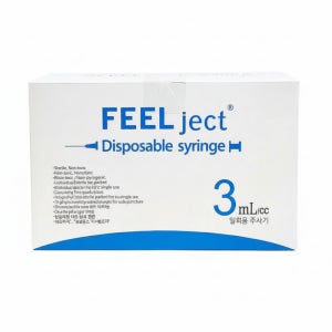 필텍 일회용 주사기 3CC 24G 19mm 100개입