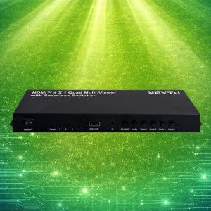 이지넷 HDMI 4x1 영상출력 쿼드 멀티뷰 심리스 매트릭스 스위치 NEXT-4401SLS