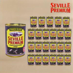 세빌프리미엄 블랙올리브 피티드 홀 385g, 24개