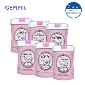 프리미엄 최고급 A2단백질분유 젬밀 2단계 6캔