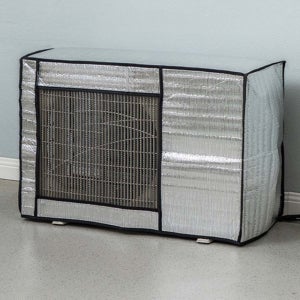 에어컨 실외기 커버 겨울 방한 덮개