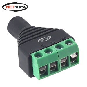 강원전자 넷메이트 4극 스테레오(암) to 터미널 블록 젠더 NM-TG01