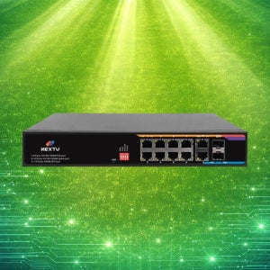 이지넷 AI지능형 12포트 동시사용 POE 스위치허브 NEXT-POE3012GSFP-2TP