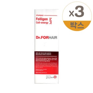 닥터포헤어 폴리젠 셀 에너지 샴푸 500ml 3개