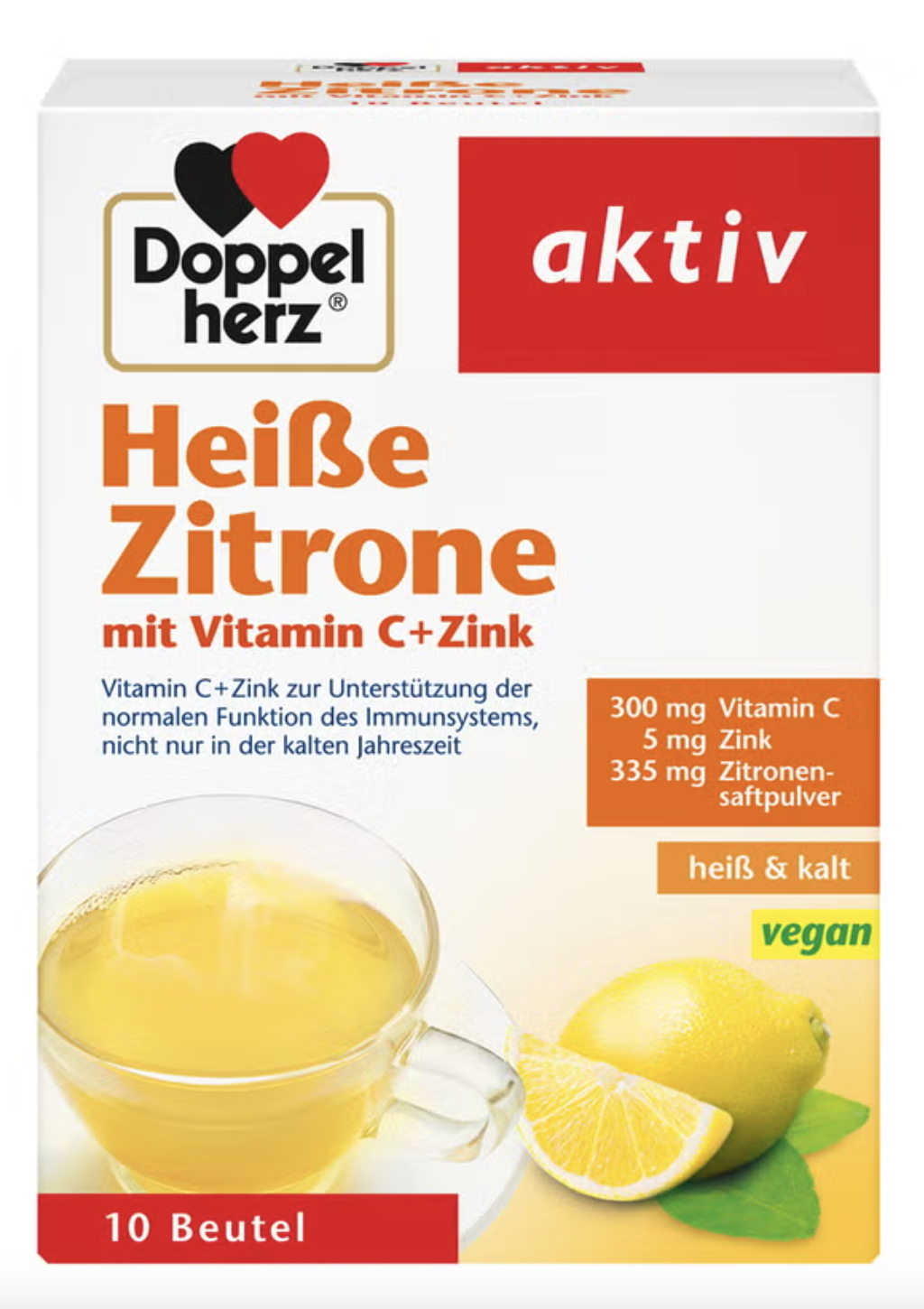 <b>도펠헤르츠</b> 핫 레몬 + 비타민C + 아연 10포