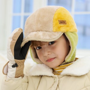 BAY-B 유아 아동 방한 털모자 이어머프 캡 키즈 플러피 코지캡 3COLOR