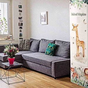 사각 에어컨커버 덮개 동물 스탠드