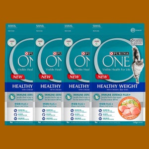 (3+1) 퓨리나 원 캣 고양이사료 웨이트 체중관리 닭, 1.4kg, 4개