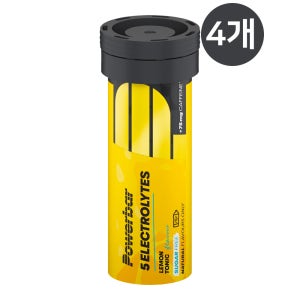 파워바 발포정 미네랄 레몬 토닉 10정, 4개