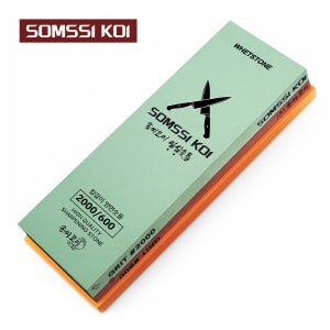 솜씨코이 양면 숫돌 600방 2000방 칼갈이 연마석 초벌 중벌용