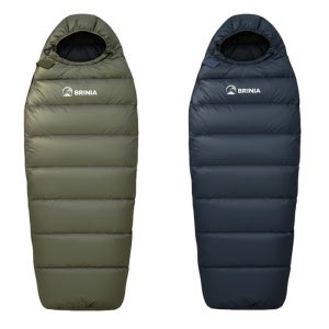 브리니아 거위털 코쿤쉘 침낭 차박 구스 동계 캠핑