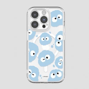 트라이코지 몽몽 와글와글 투명 클리어 렌즈 가드 맥세이프 케이스 아이폰17 S25 A15 A16 M156