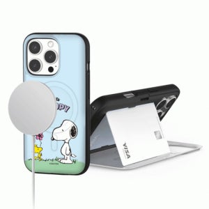 (정품) 스누피 피크닉 맥세이프 카드 도어 범퍼 케이스 아이폰17 S25 S25엣지 S24 아이폰16 아이폰15