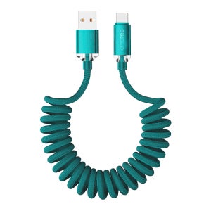 옵토프로 스프링 USB A to C 타입 고속충전 케이블 1m