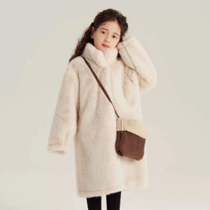 여아 페이크퍼 코트 유아 아동 아기 겨울 롱 점퍼