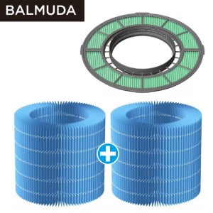 [정품/당일배송]발뮤다 가습기 필터 효소필터+가습헤파 세트 ERN-S100 모델교체 (1+1 2개 판매)