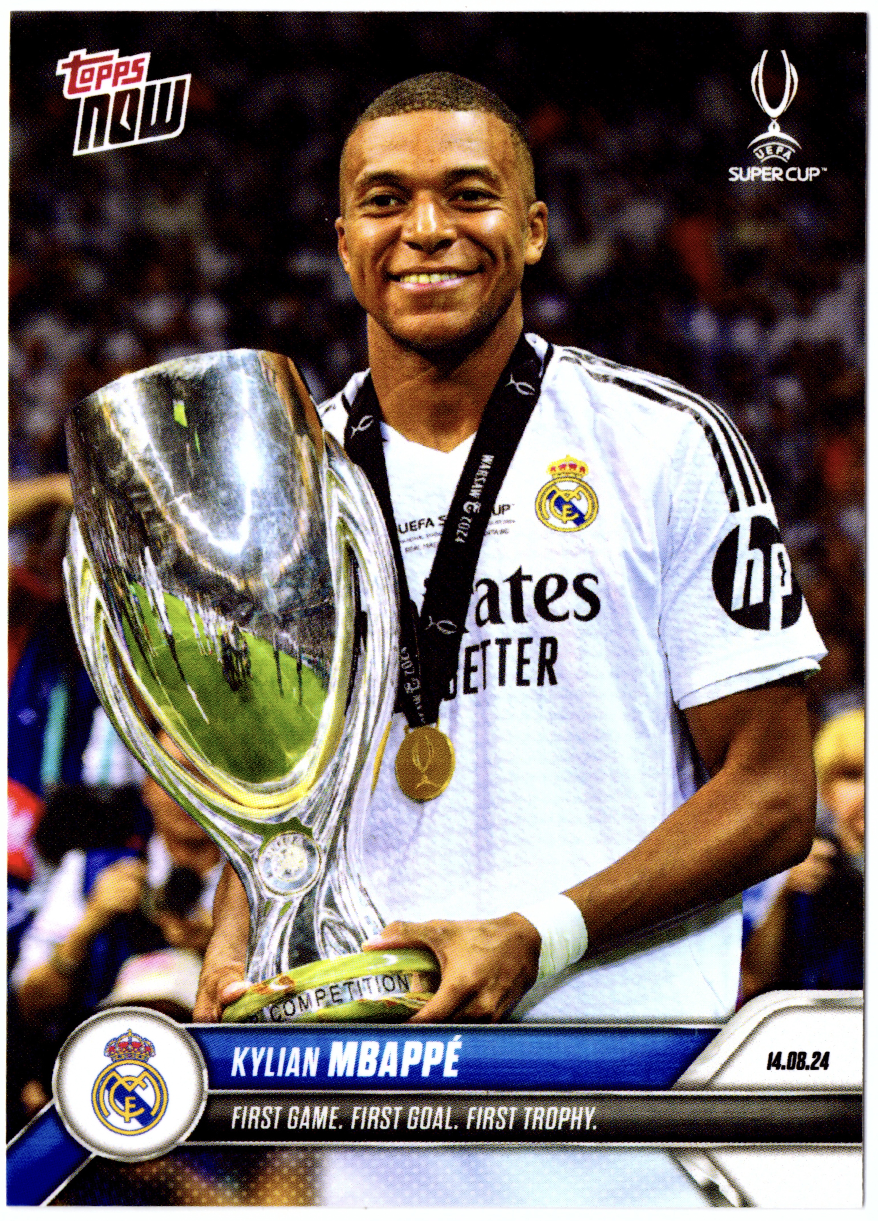 2024-25 Topps Now UCC Super Cup - Kylian Mbappé Card No.002 탑스나우 킬리안 음바페