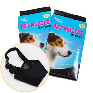 대형견 외출 도베르만 리트리버 입마개 소형입마개 멍멍 초대형견입마개 물기