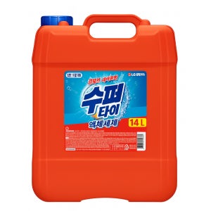 뉴 수퍼타이 액상세제 본품 14L 일반드럼 겸용
