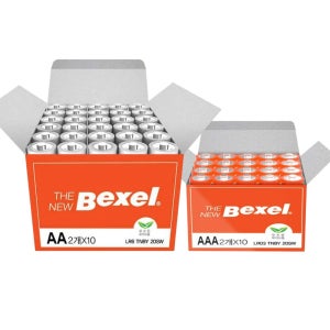 벡셀 건전지 AA AAA 벌크 더뉴 알카라인 40알