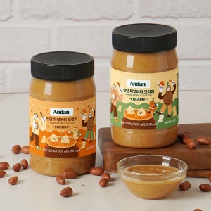 무가당 땅콩버터 100% 순 무설탕 피넛버터크런치 크림 저칼로리잼