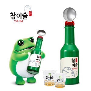 [하이트진로]참이슬 오리지널 숟가락 마이크 블루투스 마이크 스피커 노래방