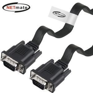 강원전자 넷메이트 RGB 모니터 FLAT 케이블 2m NMC-FR020B