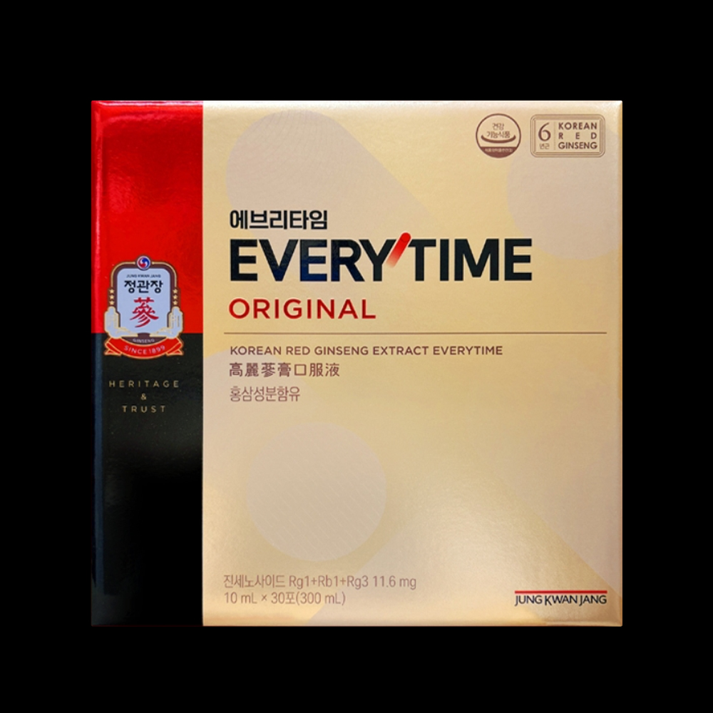 정관장 홍삼정 에브리타임 오리지널 홍삼스틱 30포 1박스