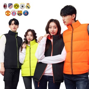 커스텀 축구 양면 패딩 조끼