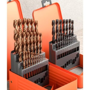 코발트드릴비트 세트 고경도 스테인리스 스틸 합금강 드릴비트연마기 포함 목공 철판 작업용