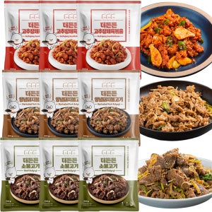 더든든 3팩씩 골라담기 1.5KG 양념돼지불고기 소불고기 제육볶음