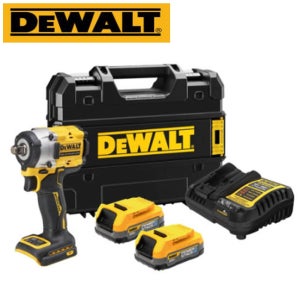 디월트 DCF921E2T 20V 충전 임팩트 렌치 파워스텍 20V 1.7Ah 배터리 2개