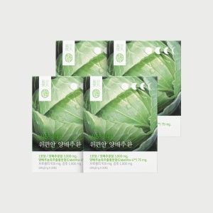 [국내 최조 카베비타 U] 기분전환 위편안 양배추환 20포, 4개