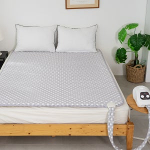 삼바텍 도트 그레이 침대용 온수매트 라돈 전자파안심 온열매트