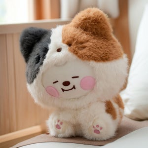 BT21 CHIMMY BABY 모어 플러피 삼색 고양이 인형