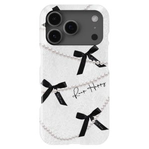 아이폰17프로맥스 리본 케이스 심플 진주 1번