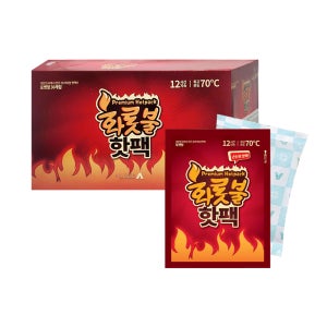 [유통기한 26년 11월까지] 프리미엄 화롯불 손난로 핫팩 80g x 30개입 온열팩 일회용핫팩