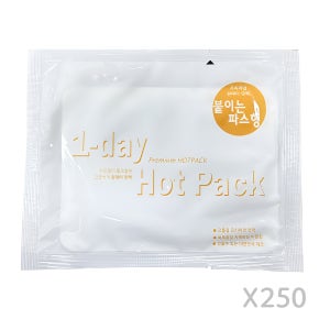 원데이 붙이는 핫팩 (파스형) X 250개세트 (135x105mm)