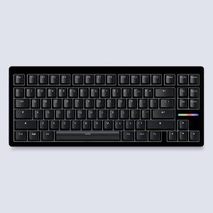 우팅 80HE 키보드, 아연합금 블랙