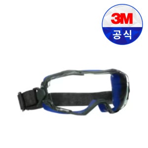 3M고글 프리미엄 GG6001NSGAF-BLU, 투명 렌즈, 네오프렌머리끈 1EA