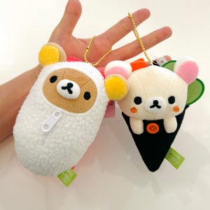 일본 정품 산엑스 리락쿠마 스시 초밥 인형 키링 코리락쿠마 언제든 스시 시리즈