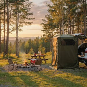 샤워텐트 차박 캠핑 탈의실 화장실 겸용 풀암막 다용도 텐트 반다이캠핑