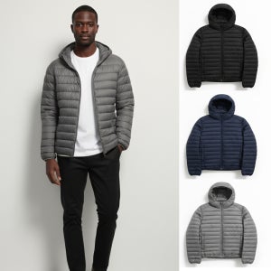 남자 경량패딩 후드패딩 루즈핏