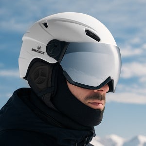 브렌스 프로 스키헬멧 고글 일체형 스노우보드 남성 여성