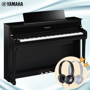 야마하 CLP875 유광블랙 디지털 피아노 PE색상