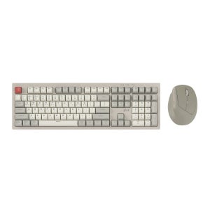 지클릭커 WMK600 RGB 무선 블루투스 108 키보드 마우스 세트 레트로, 플런저