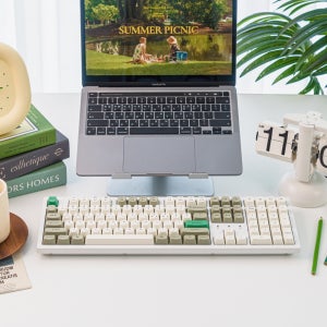 키크론 K10 PRO SE2 기계식 키보드 풀배열 사무용 맥북 키보드 쉘화이트, 라이트 저소음 바나나축
