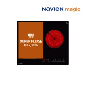 경동 나비엔매직 3구 빌트인 인덕션 하이브리드 플렉스존 ERH-2403