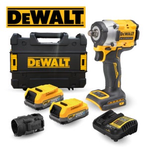 디월트 DCF921E2 20V 충전 임팩트 렌치 파워스택 1.7Ah 배터리 2개 세트