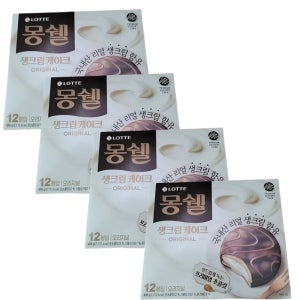 몽쉘통통 몽쉘 오리지널 생크림 케이크 12개입 4박스